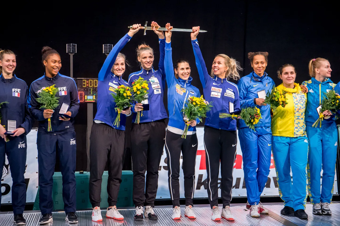 Tallinna Mõõga naiskonnavõistlus.