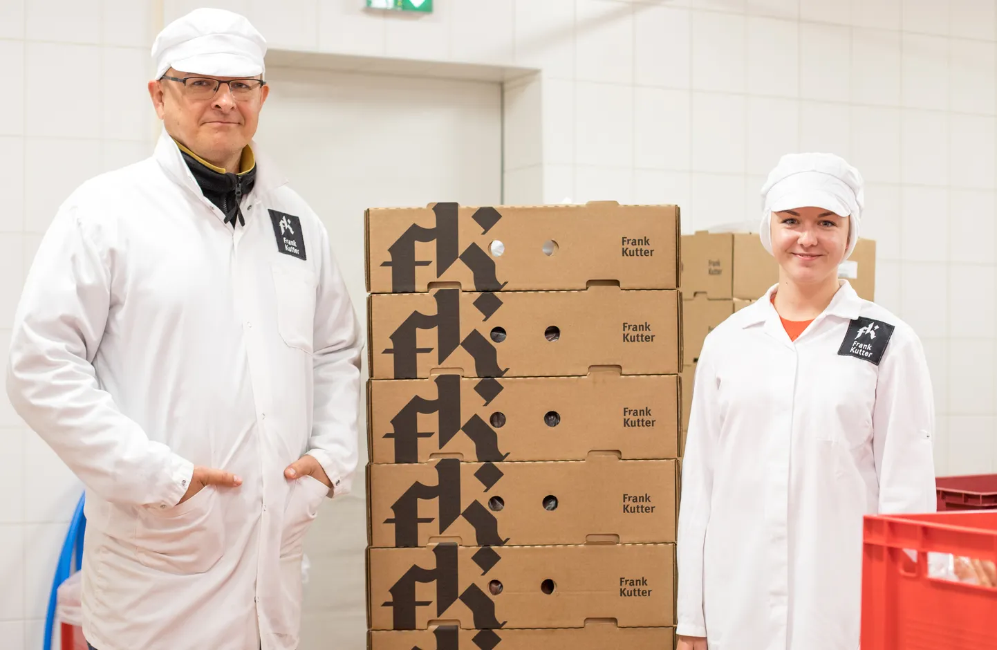 Frank Kutteri tegevjuht Marek Mettas
ja Johanna Maripuu kinnitavad, et
mõte, kuidas oma sealiha väärindada, liikus juba enne Rey tootmise ostmist.