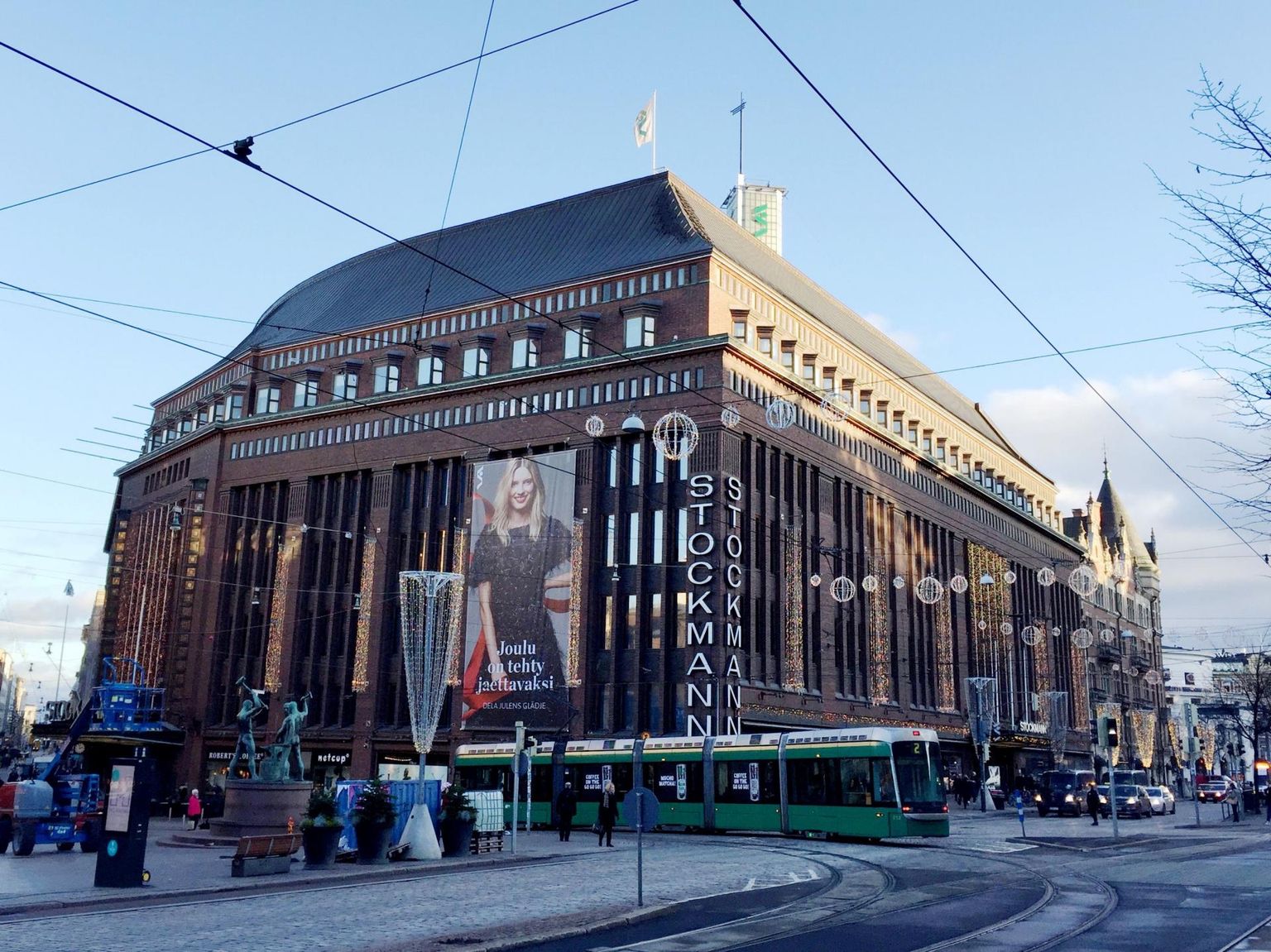 Stockmanni kaubamaja Helsingis.