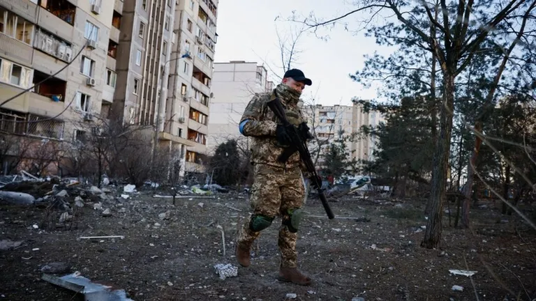 Украинский военный.