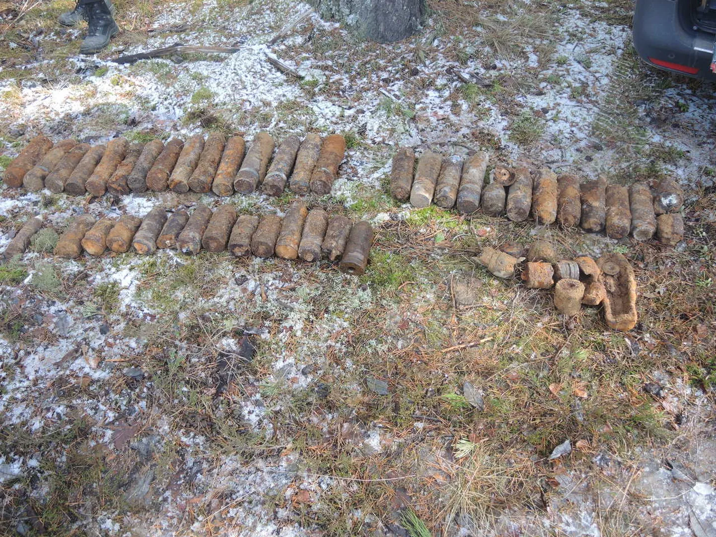 2018. aasta 3. aprillil leidsid kaitseväelased Võrumaal Võru vallas kaevetöödel 9 mürsku. Ala kontrollimisel leidsid demineerijad lisaks veel 32 mürsku.