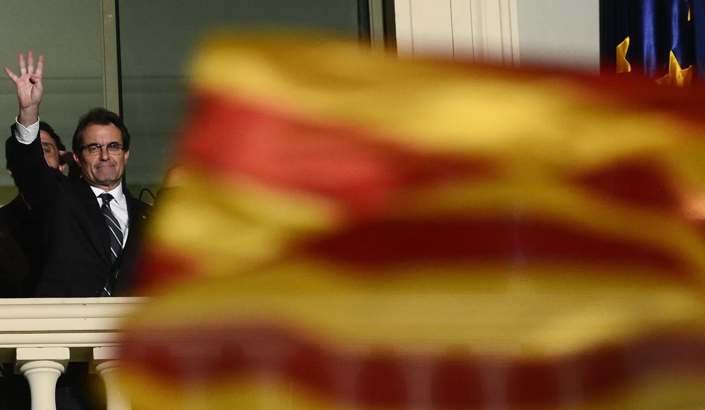 Paremtsentristliku koalitsiooni Koondumine ja Liit (CiU) juht Artur Mas.