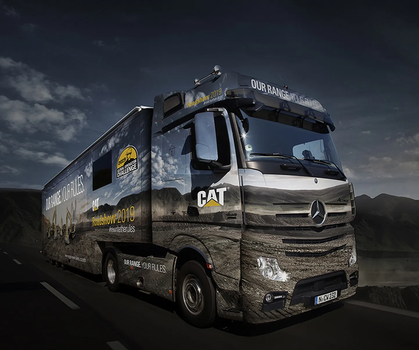 Cat Roadshow Truck.