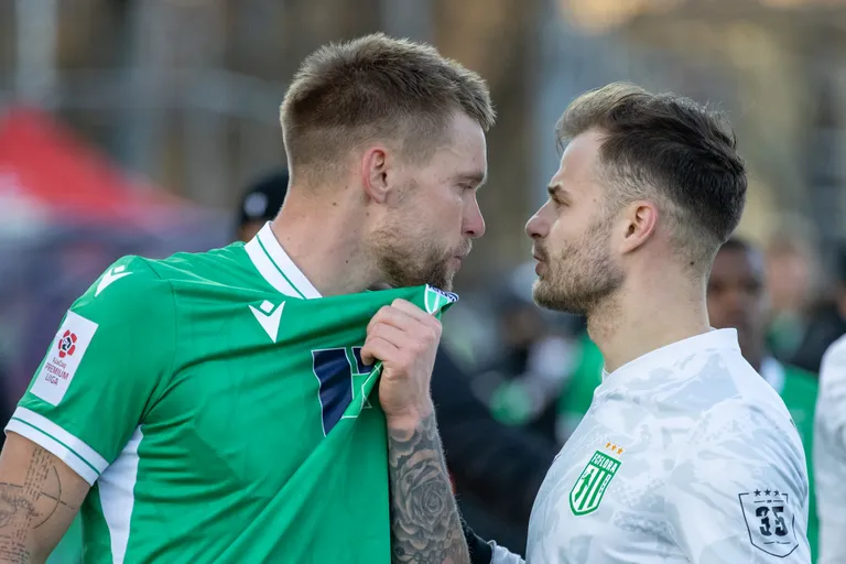 Tallinna derbi on mäng, mille käigus on ikka vaja asju arutada. Siin teevad seda Brent Lepistu ja Rauno Sappinen.