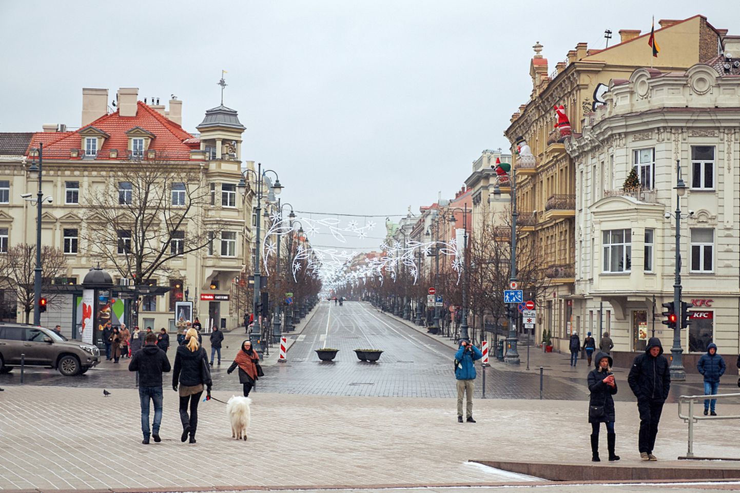 Vilnius. Pilt on illustreeriv.
