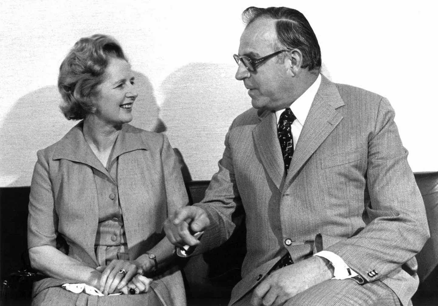 Thatcher ja Kohl 1975. aastal.