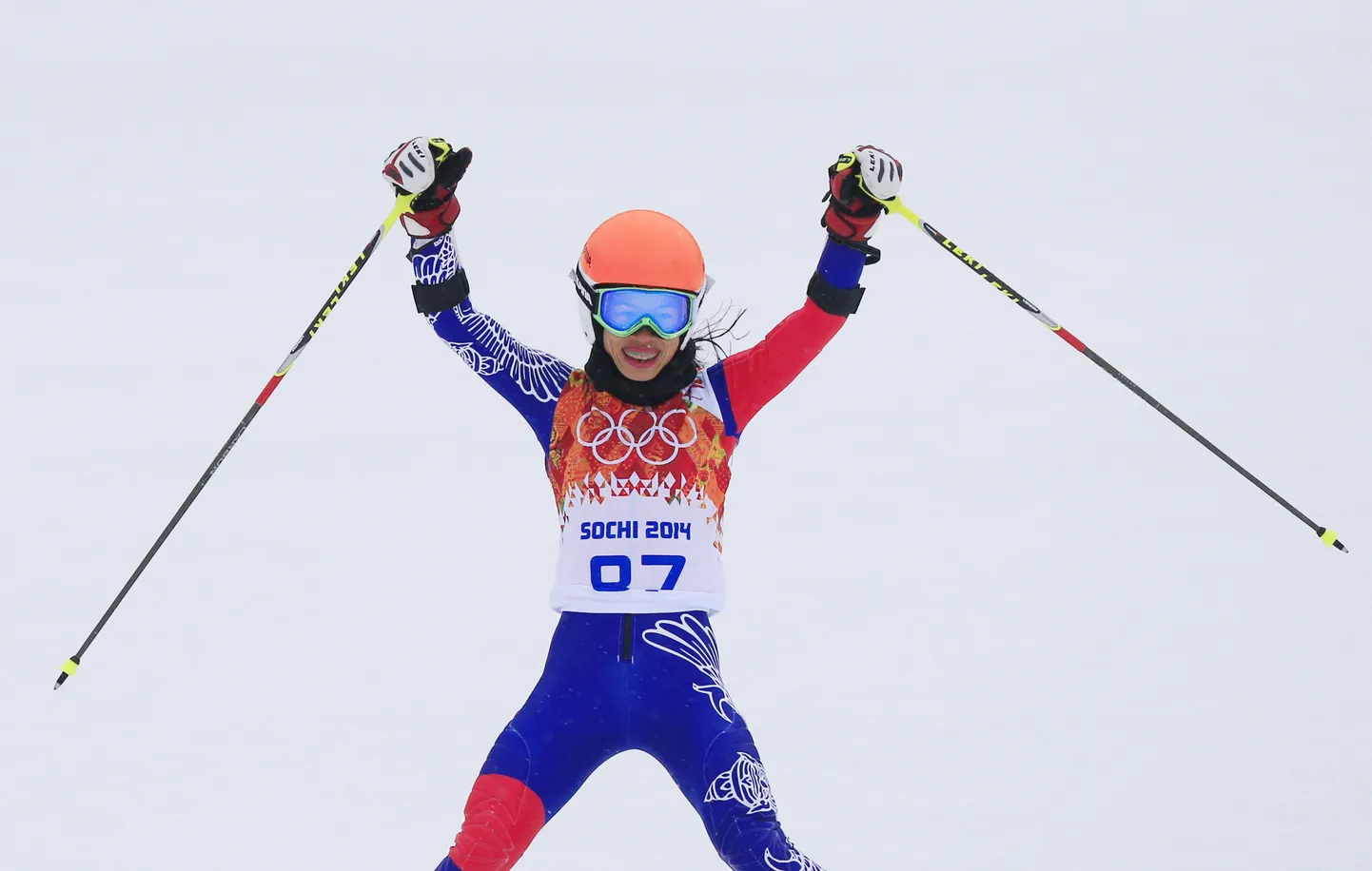 Vanessa Mae Sotši olümpial.