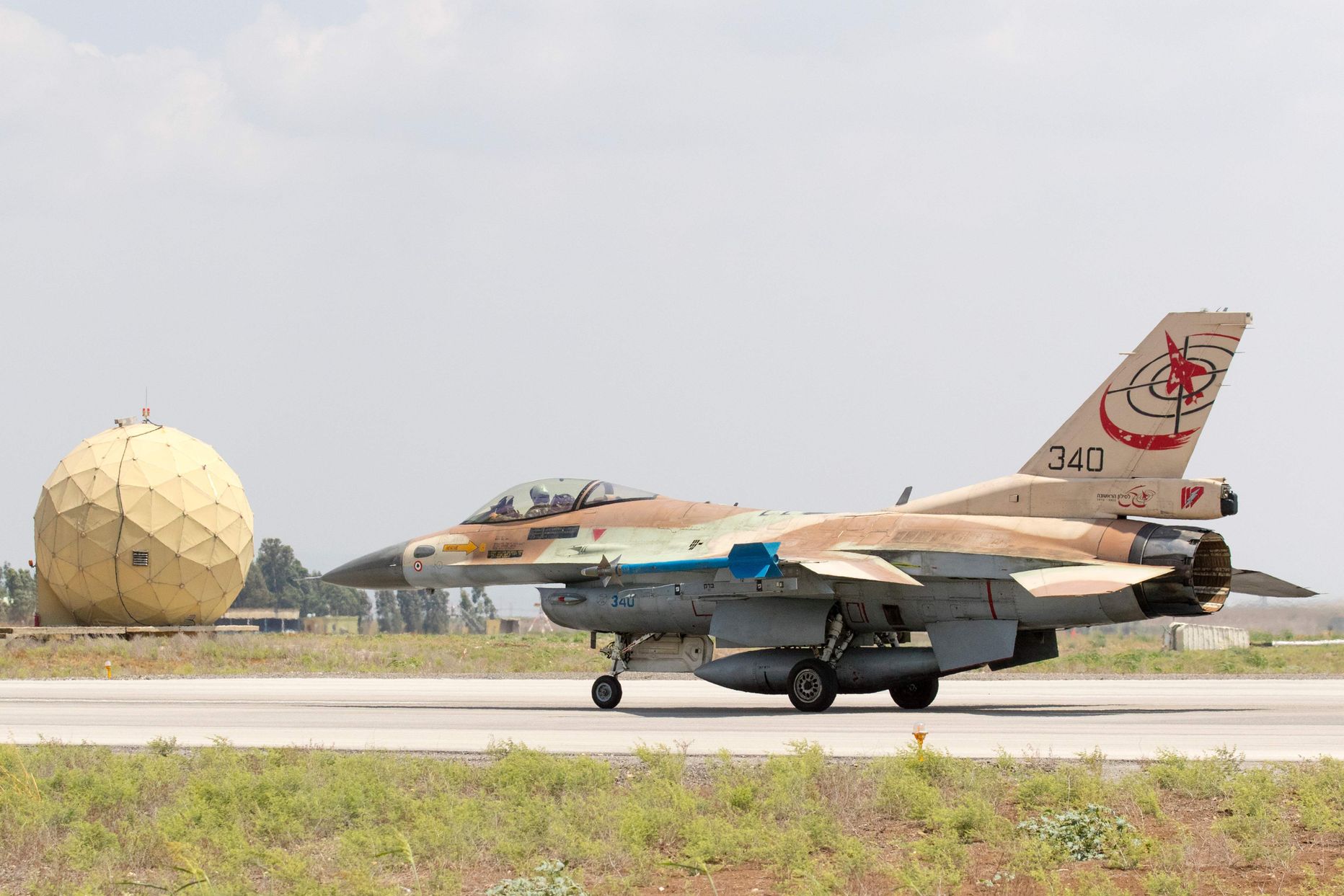 Iisraeli õhujõudude F-16 hävitaja.