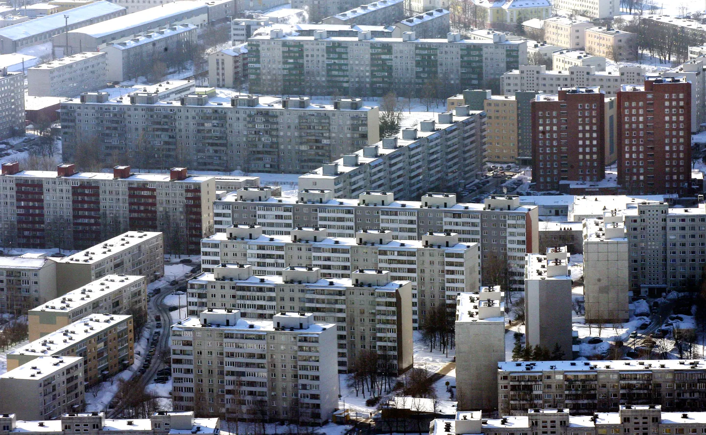 Lasnamäe korrusmajad. Pilt on illustreeriv.