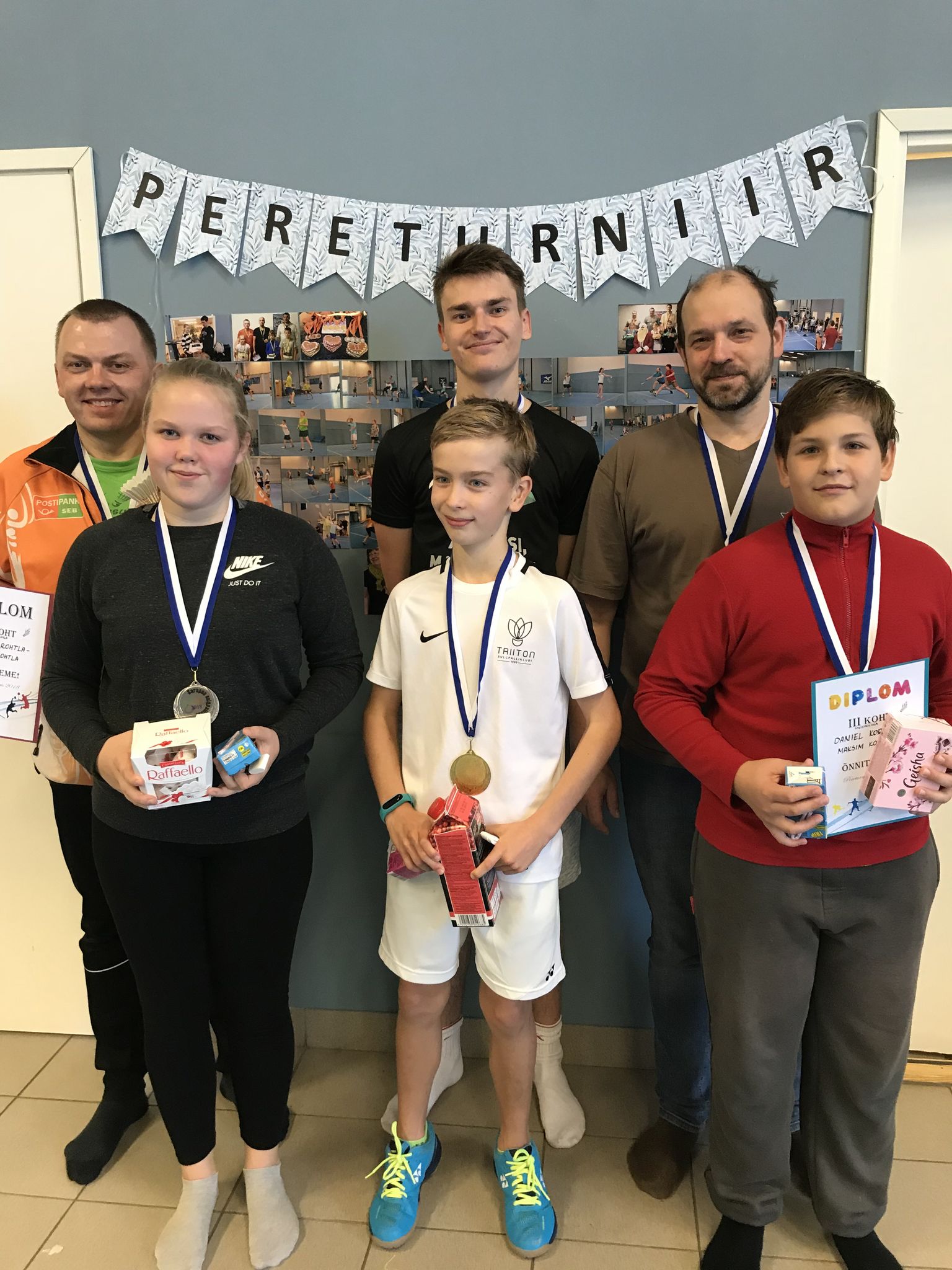 Meistriliigas moodustasid esikolmiku Rasmus ja Andres Roogsoo (keskel), Krisliin ja Rein Rohtla (vasakul) ning Daniel ja Maksim Kornejev.