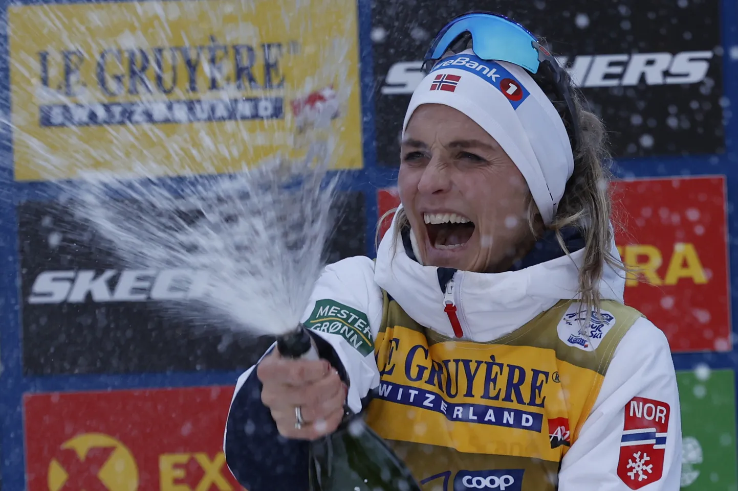 Therese Johaug võitis pühapäeval neljandat korda Tour de Ski.