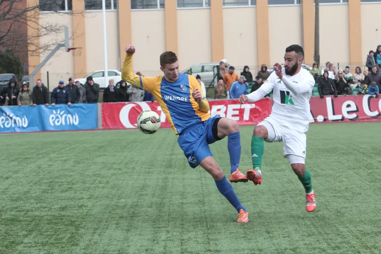 Levadia tänavune esimene külaskäik Pärnusse lõppes napi pääsemisega. FOTO: Ants Liigus / Pärnu Postimees