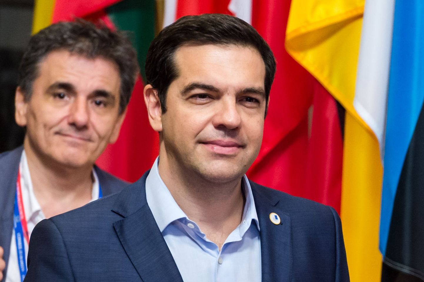 Paremal Alexis Tsipras, vasakul rahandusminister Euclid Tsakalotos
