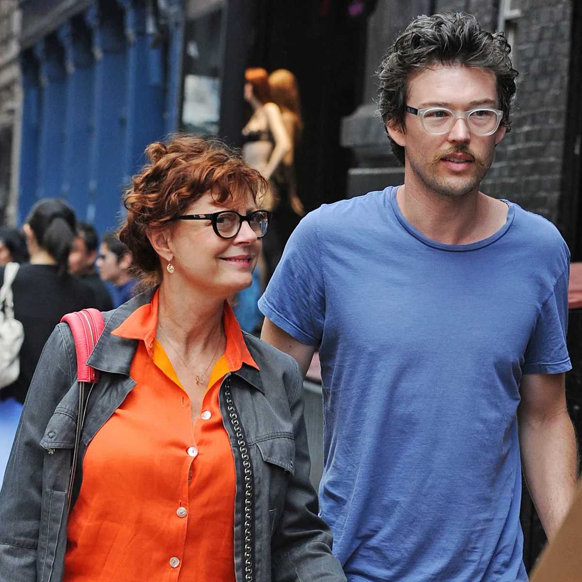 Näitleja Susan Sarandon enda noore kallimaga, kellega naine oli koos kuus aastat.