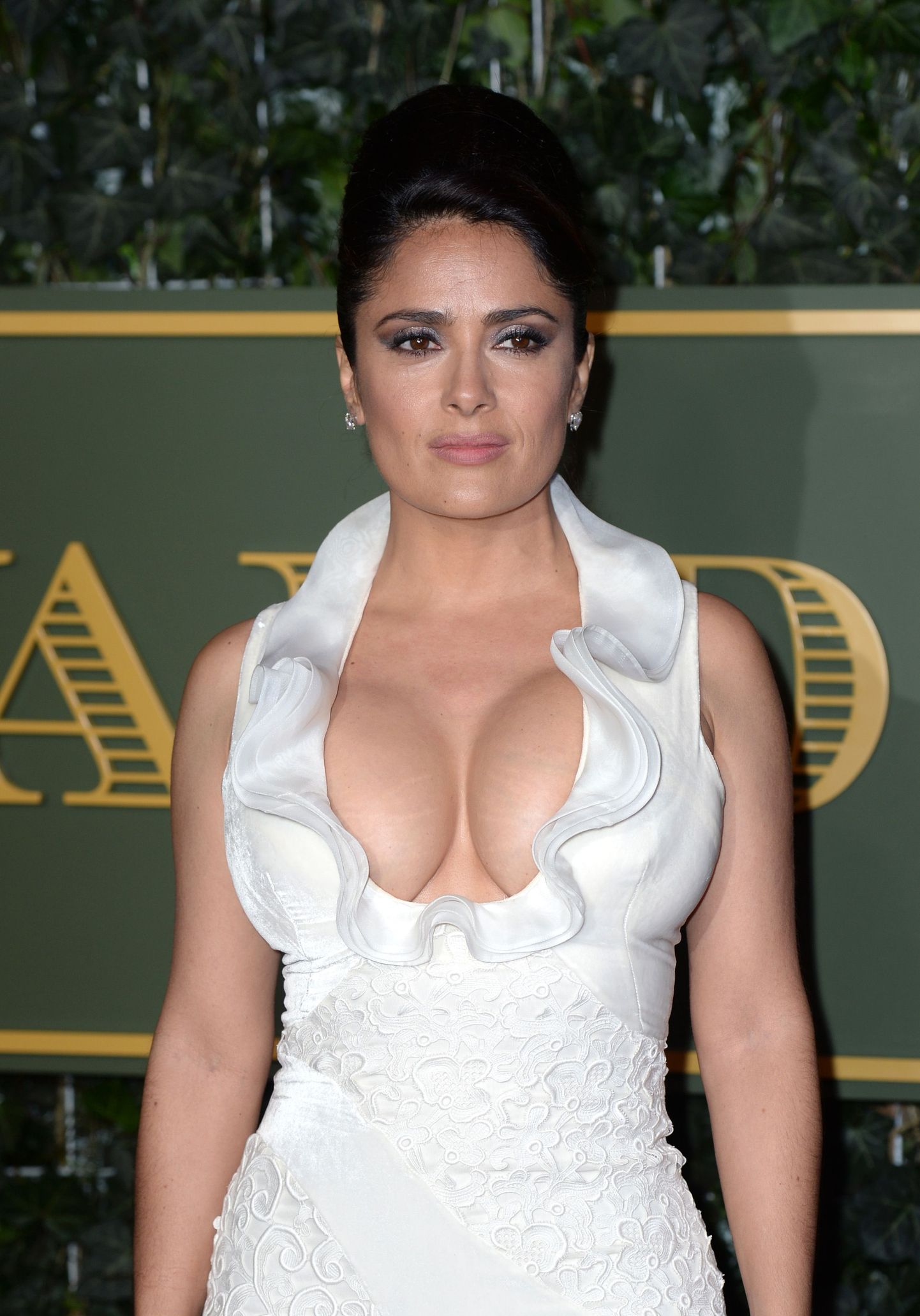 Salma Hayek attending the London Evening Standard Theatre Awards held at the Old Vic Theatre, London on 22nd November, 2015.
Photo credit should read: Doug Peters EMPICS Entertainment