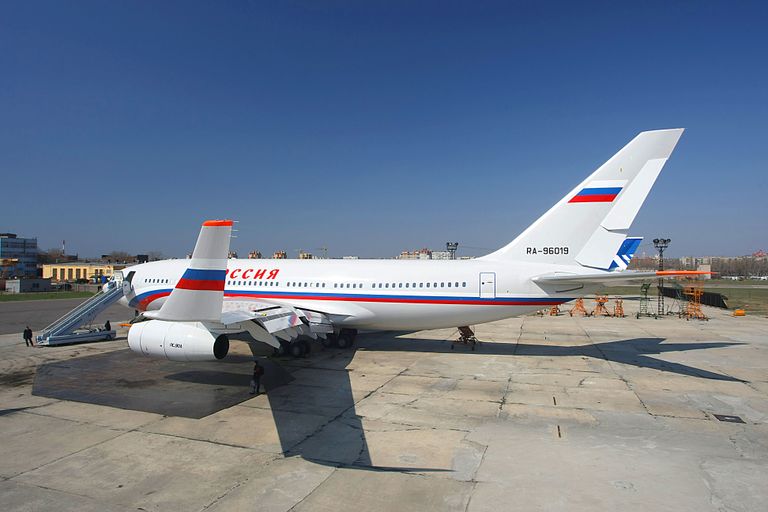 Venemaa presidendi Vladimir Putini kasutada on neli Iljušin IL-96-300PU lennukit. Pildil üks neist lennukitest