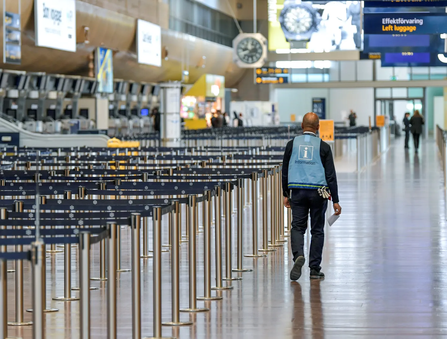 Arlanda lennujaam koroonapandeemia ajal.