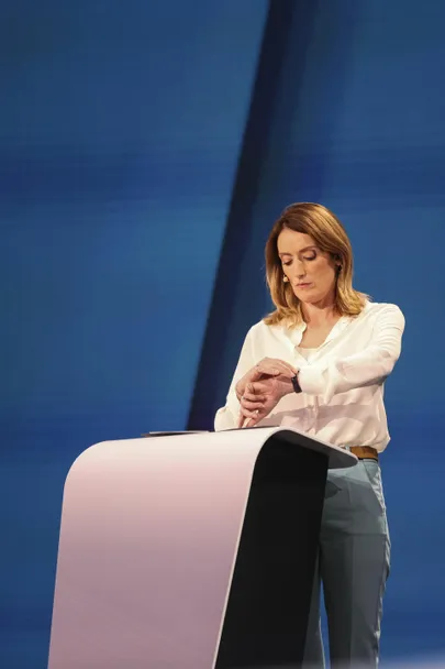 Europarlamendi president Roberta Metsola on küll osa suurest kokkuleppest, aga ametlikult ülemkogul tema osas sõna öelda pole.