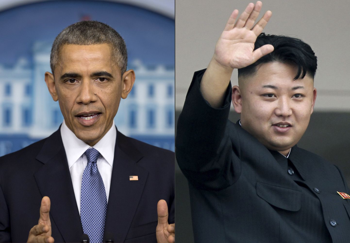 USA president Barack Obama ja Põhja-Korea diktaator Kim Jong-un
