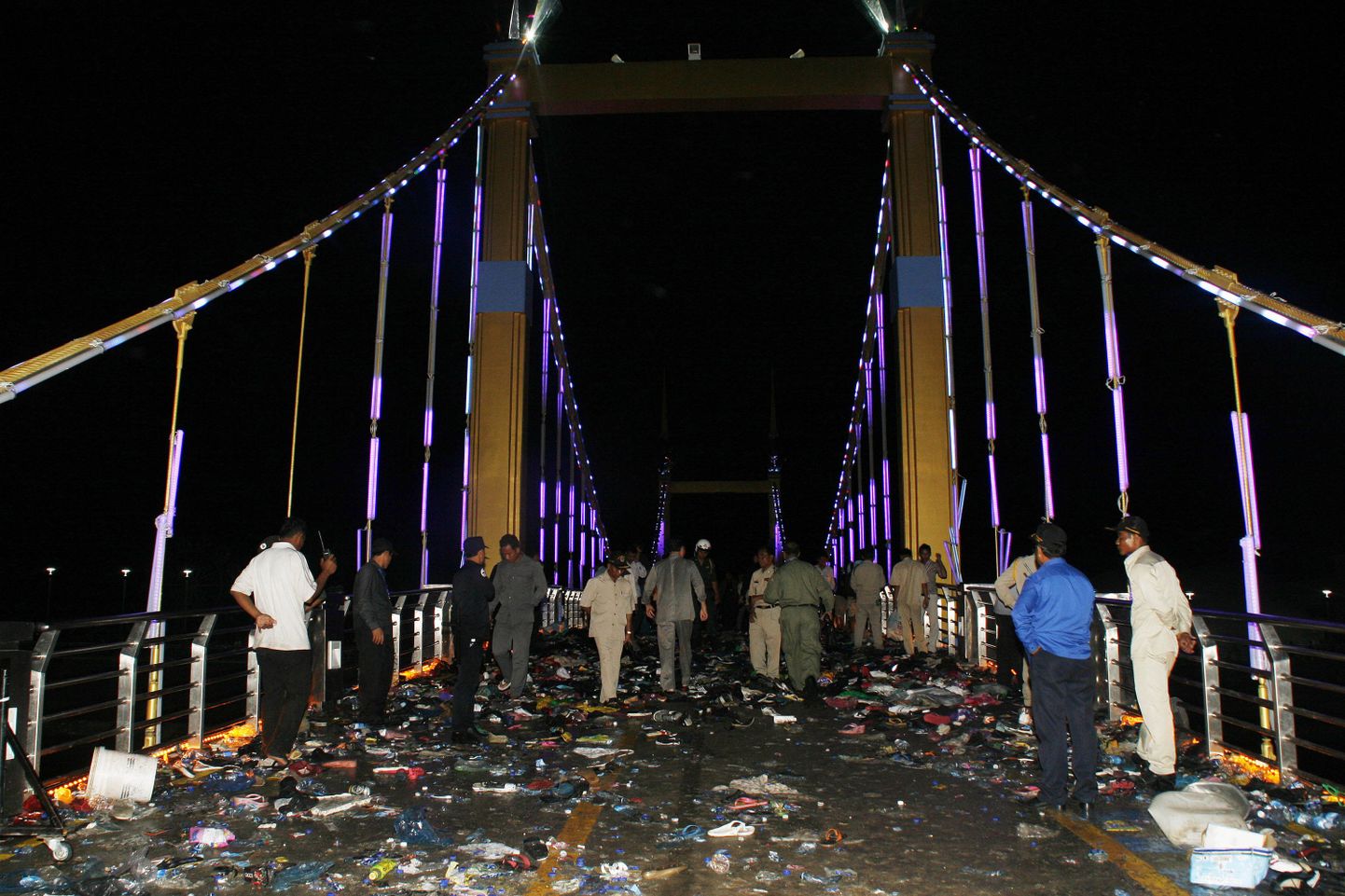 Мост, на котором произошла трагедия.