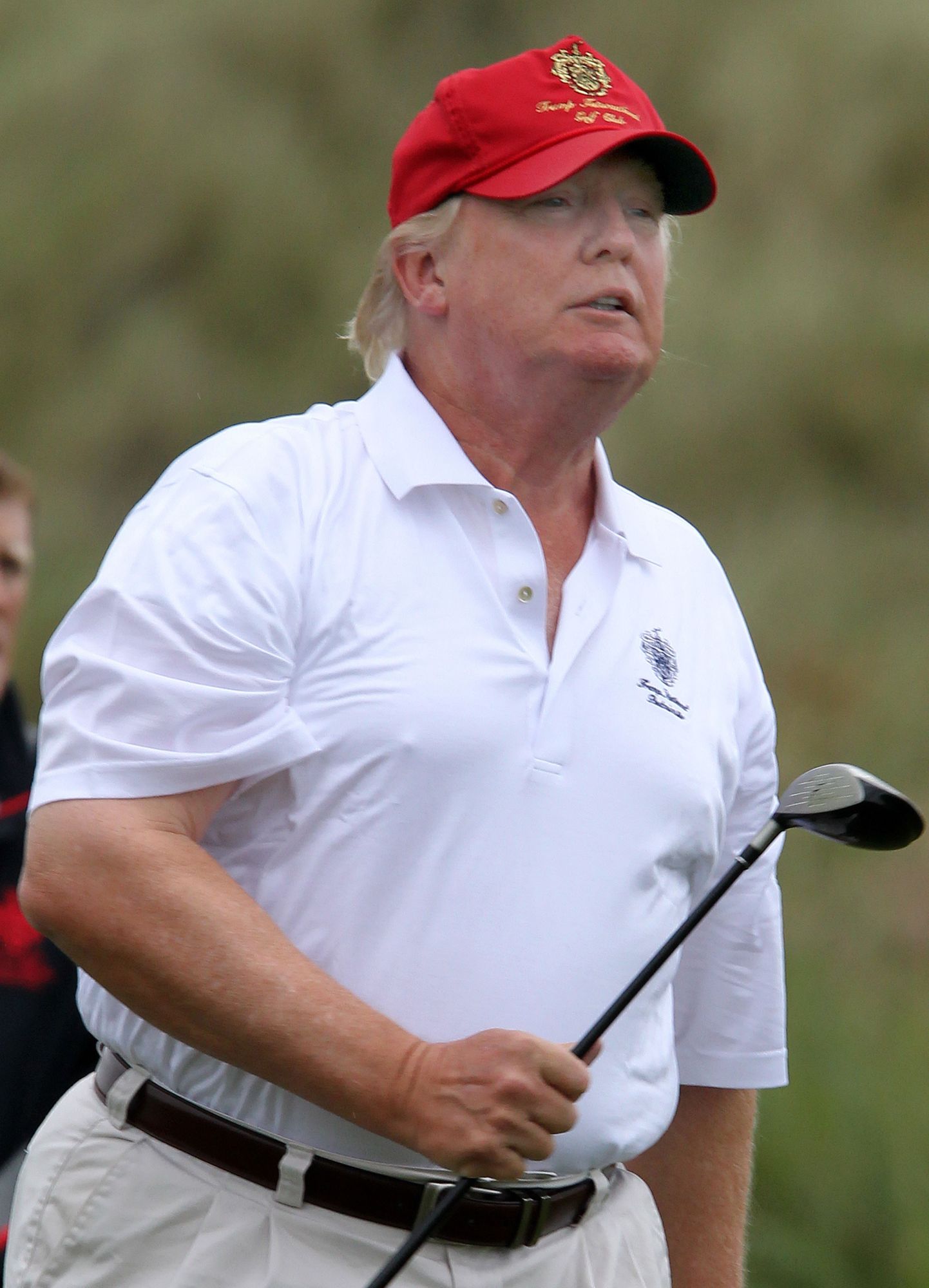 Donald Trump golfi mängimas