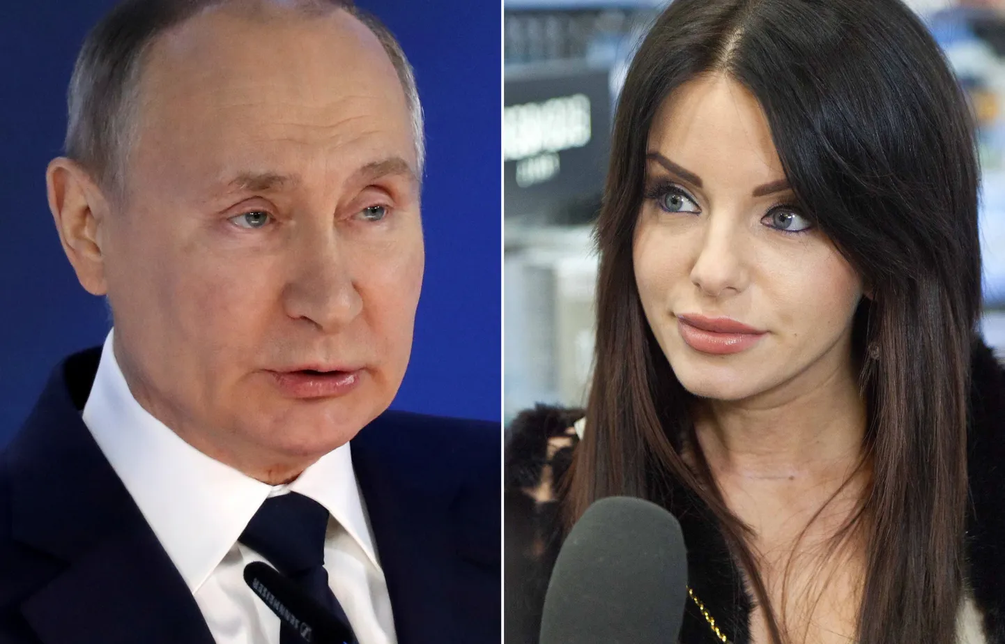 Krievijas prezidents Vladimirs Putins, bijusī meiteņu grupas "t.A.T.u" dziedātāja Jūlija Volkova
