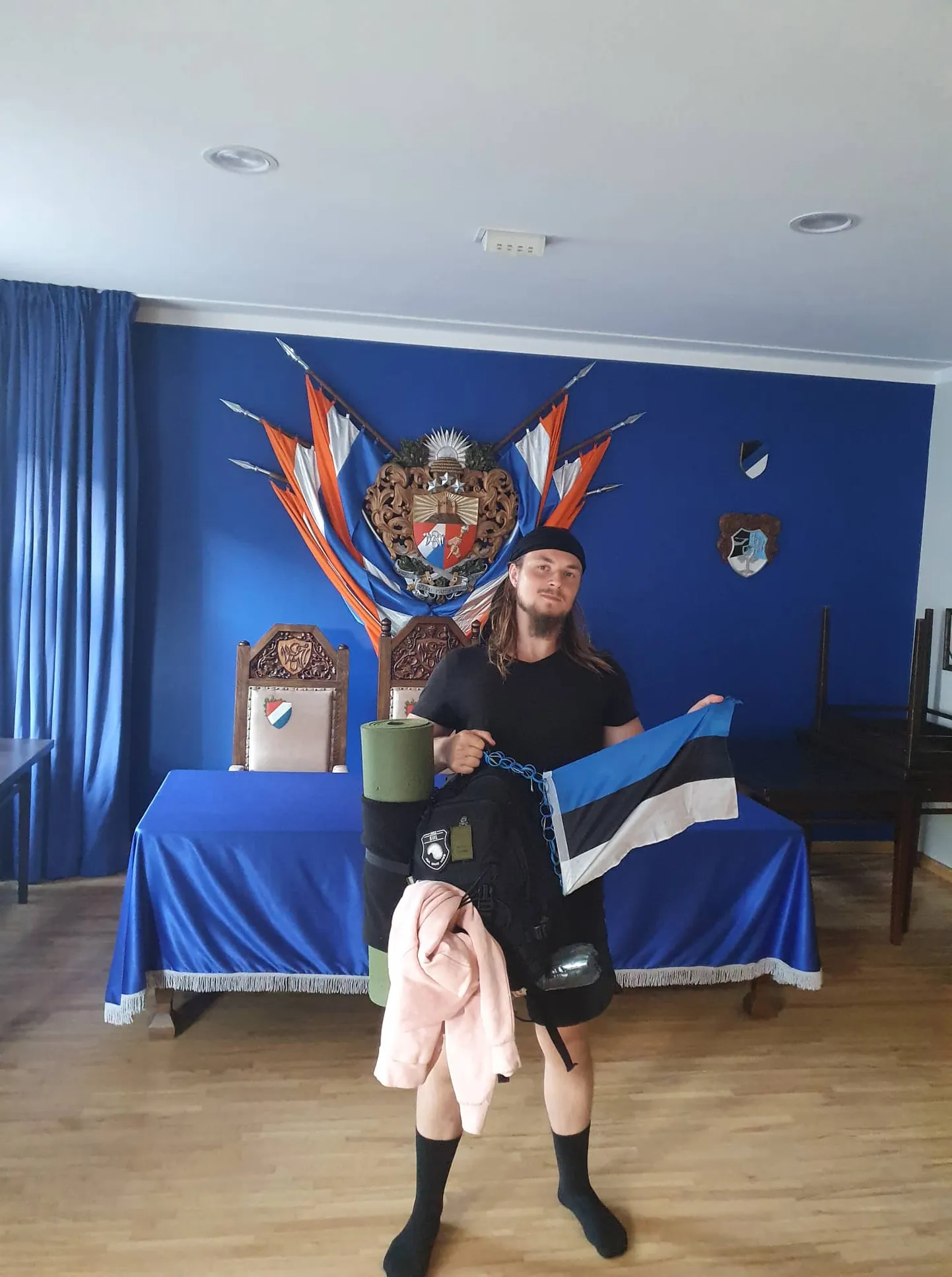 Tartust jalgsiretke alustanud Andres Jaan Vainura jõudis reede õhtuks Riiga.