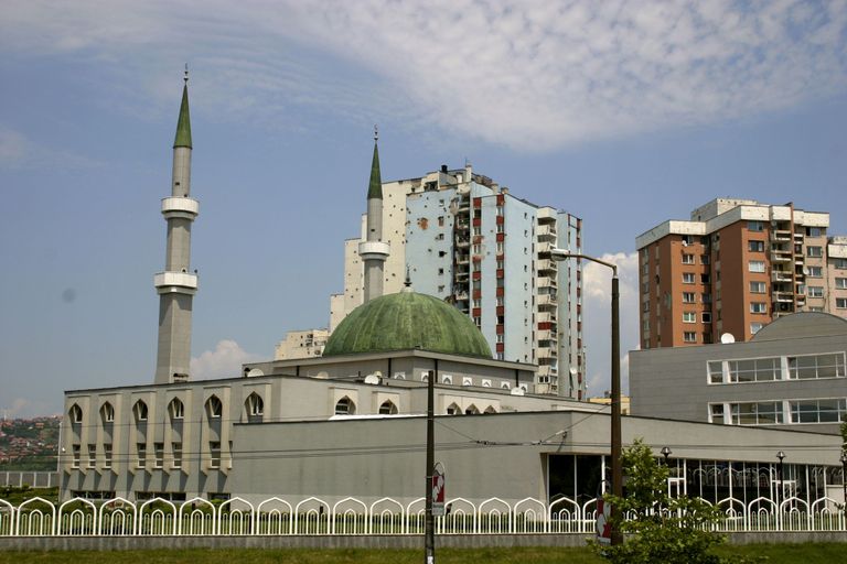 Mošee Sarajevos, mille ehitamist toetas Saudi Araabia.