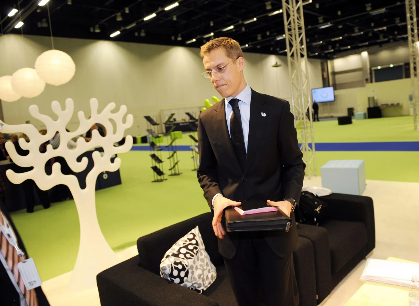 Soome välisminister Alexander Stubb pärast OSCE ministrite kohtumist Helsingis.