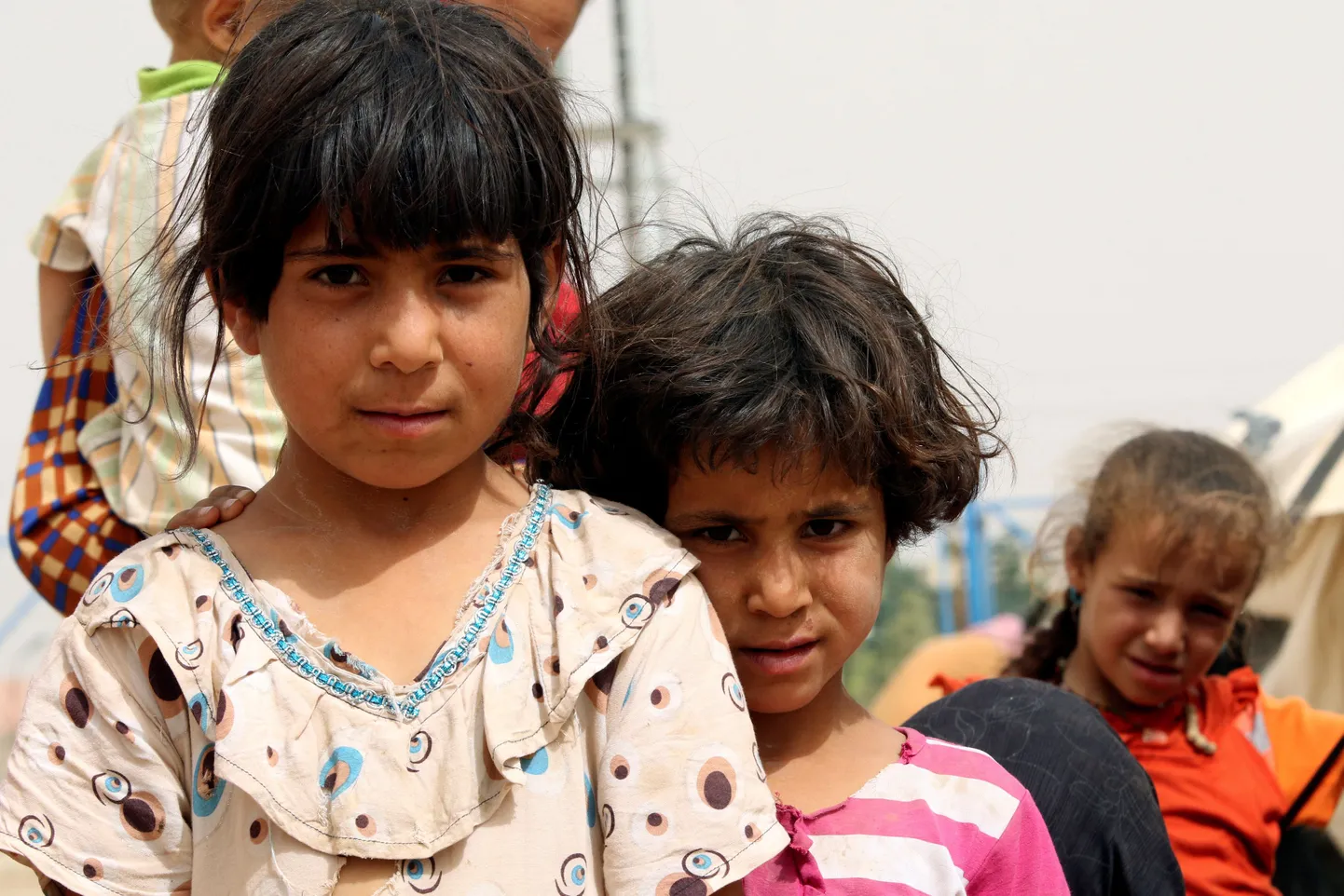Дети-беженцы в Ираке.