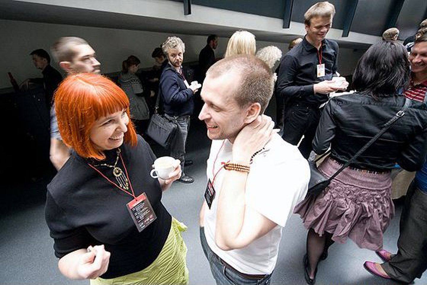 Elina Kivinukk ja Jannus Jaska möödunud kevadel TEDxTallinnal.