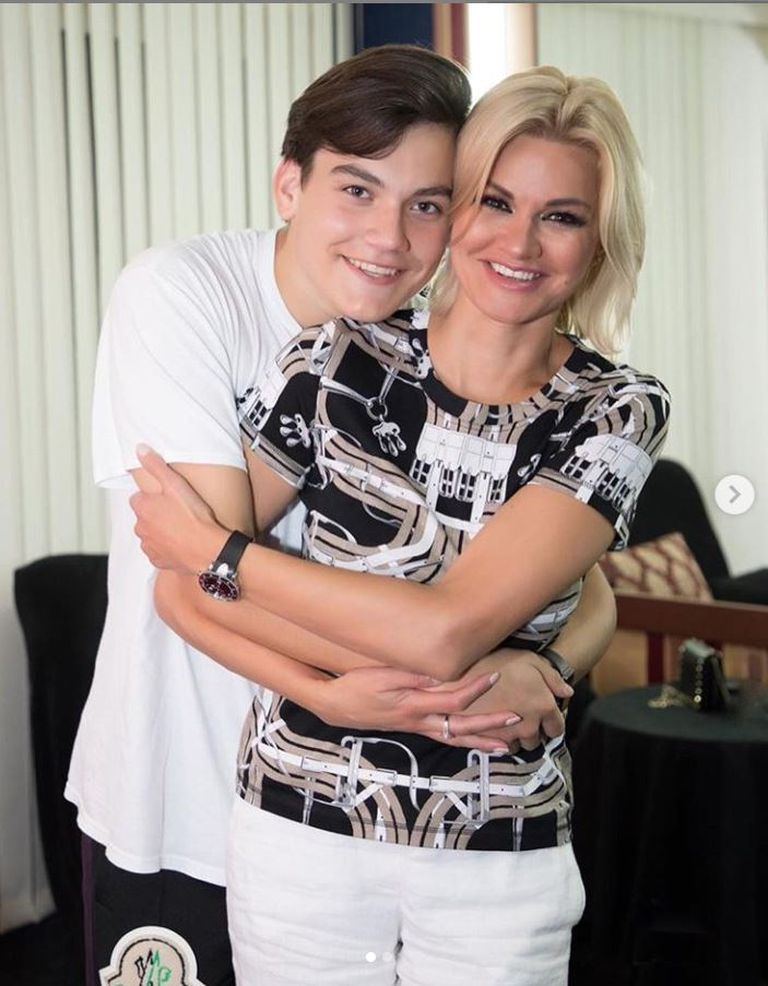Ирина Круг с сыном