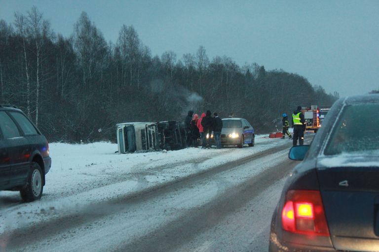 Traagiline avarii Sillamäe lähistel/Postimehe lugeja foto