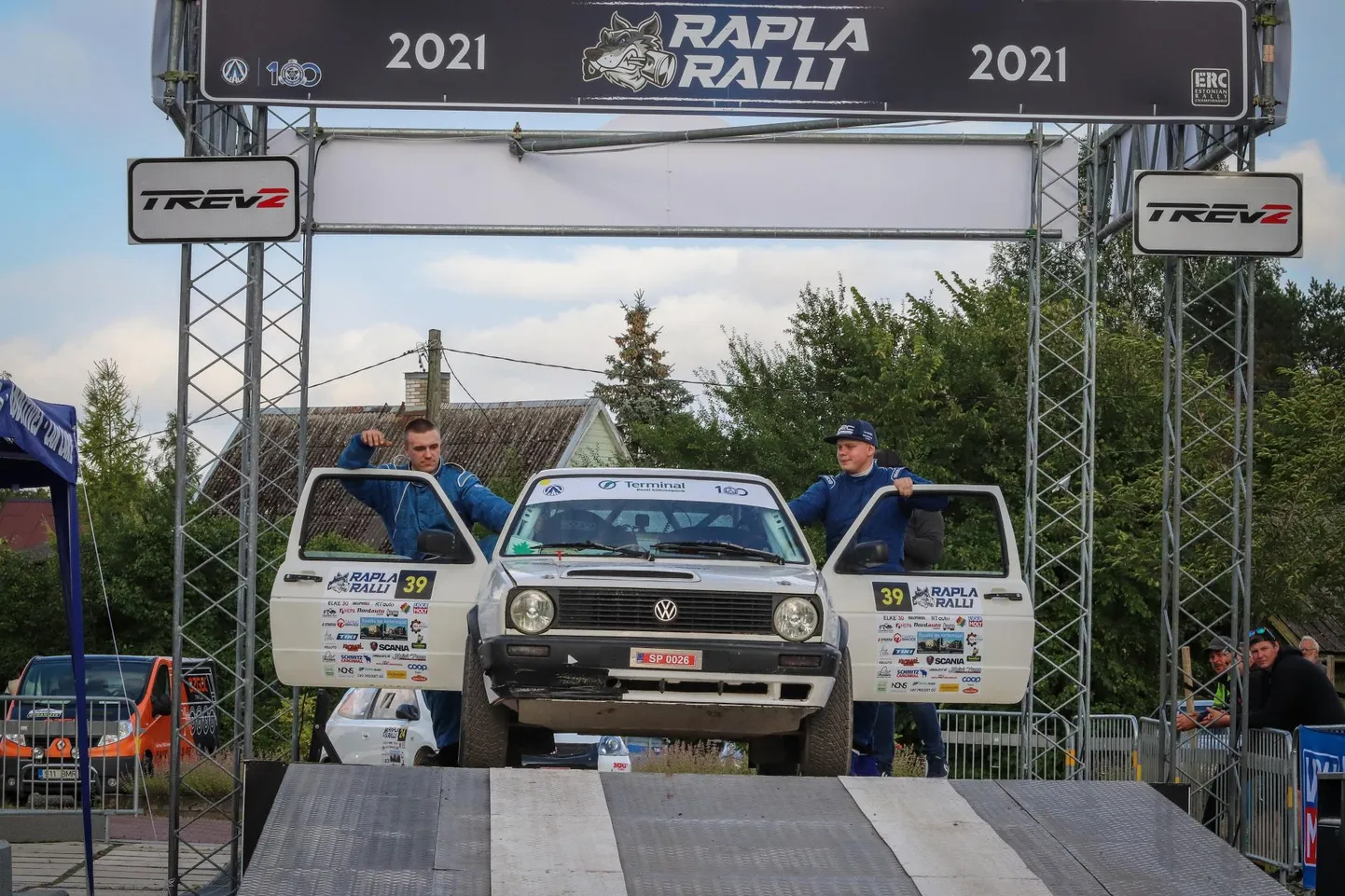 Joonas Palmisto tuli Rapla rallil kolmandaks.