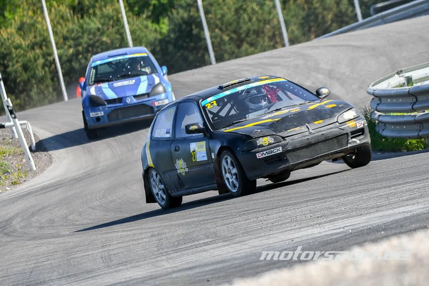 Erki Spordi võidusõitja Marko Andres Muru on noorteklassis rallikrossi Eesti meistrisarja liider.