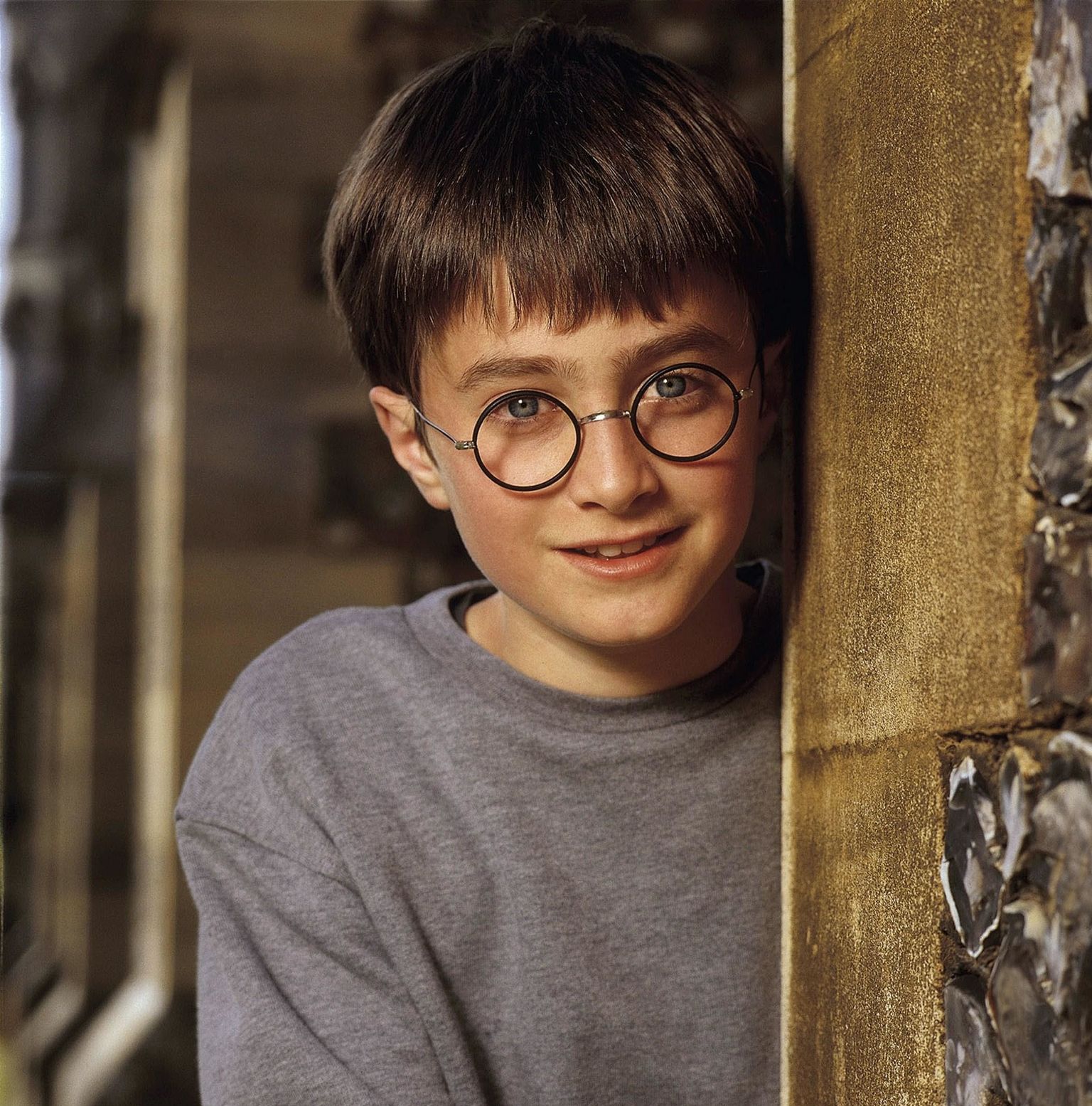 Daniel Radcliffe kehastamas Harry Potterit 2001. aastal.