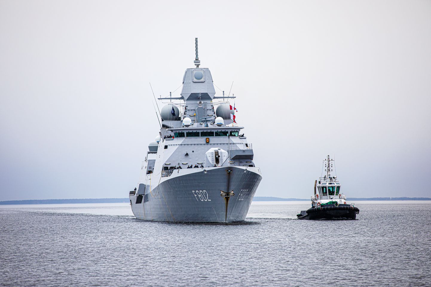 NATO kuģis Tallinas ostā. Ilustratīvs attēls