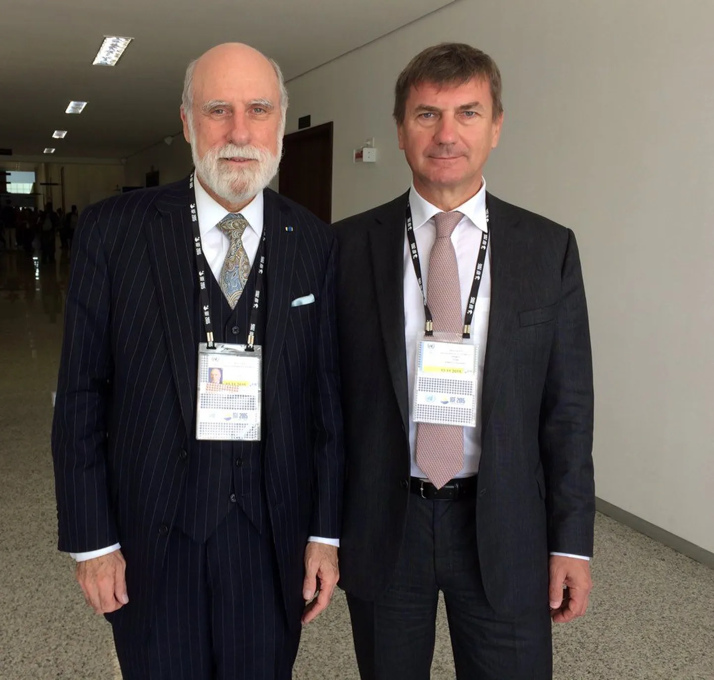 Vint Cerf ja Andrus Ansip