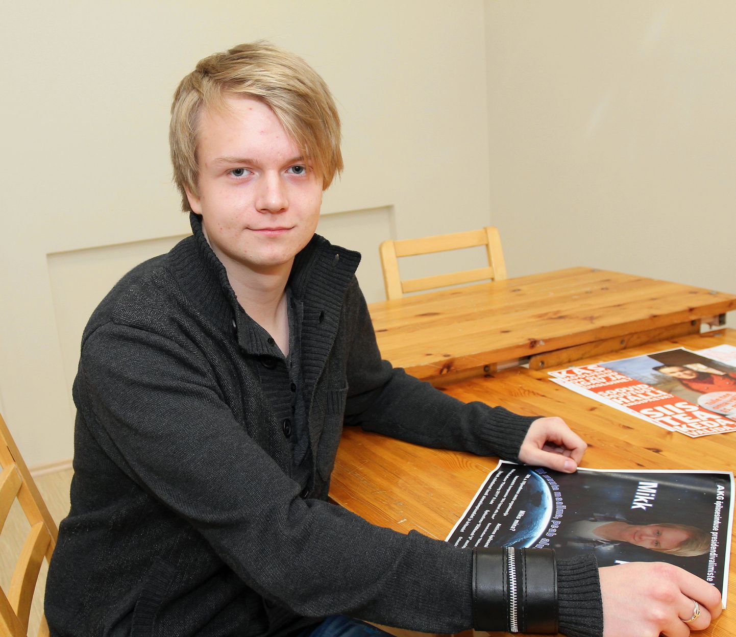 Kitzbergi gümnaasiumi õpilane Mikk Kask pälvis stipendiumi mullu.