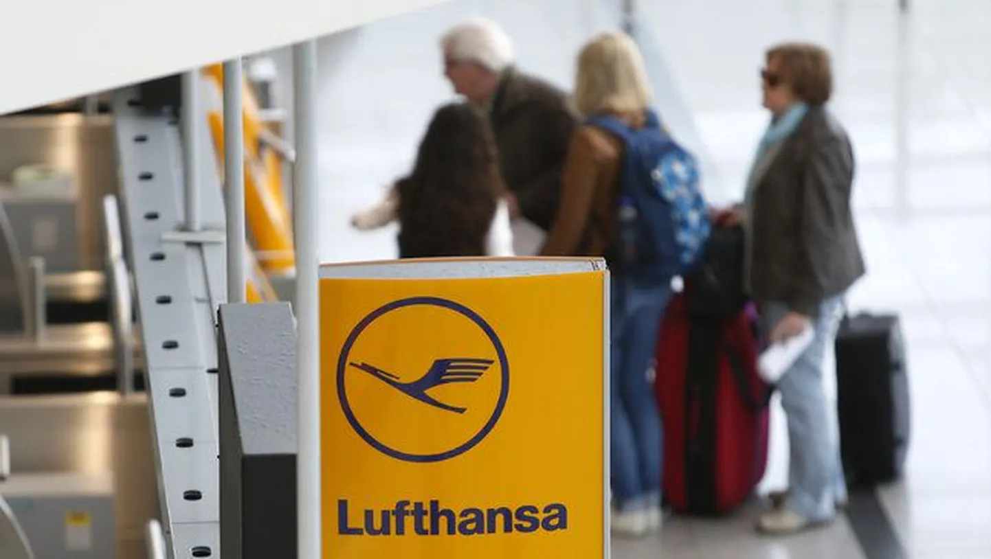 Lufthansa logo.
