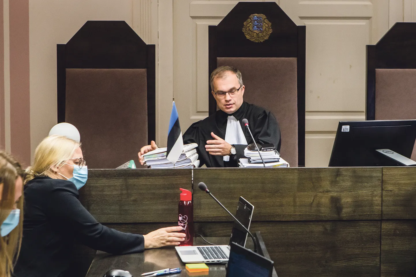 SÜÜDISTAJA JA KOHTUNIK: Prokurör Helga Aadamsoo ja kohtunik Tambet Grauberg.