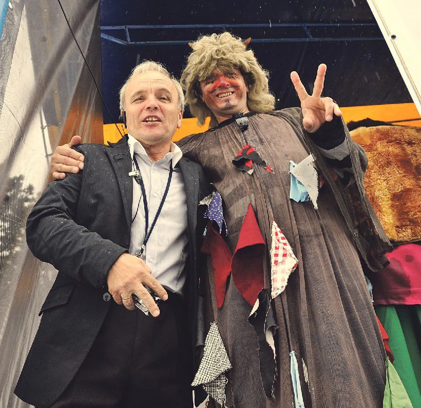 Организатор культурной программы ярмарки Николай Швец (слева) уверен, что Сорочинская ярмарка — самое крупное мероприятие в Маарду.