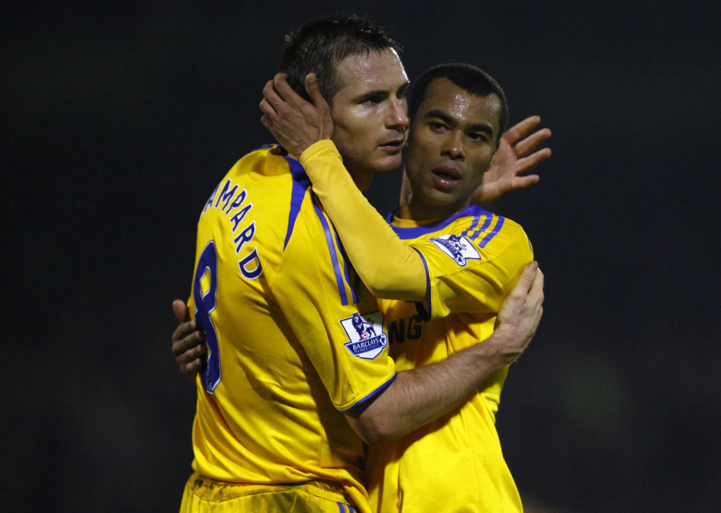 Frank Lampard (vasakul) ja Ashley Cole.