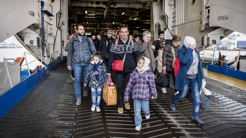 В Эстонию прибыла семья беженцев из семи человек