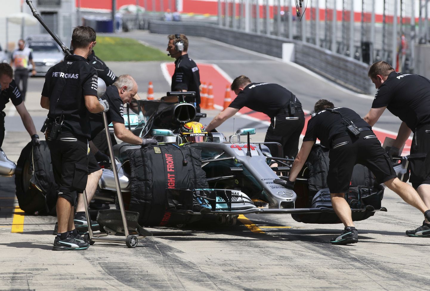 Lewis Hamilton Austria GP teisel vabatreeningul.