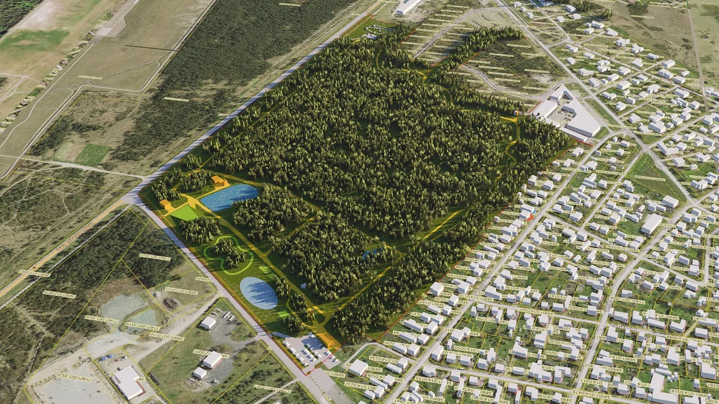 Kuressaare tervisepargi illustratsioon