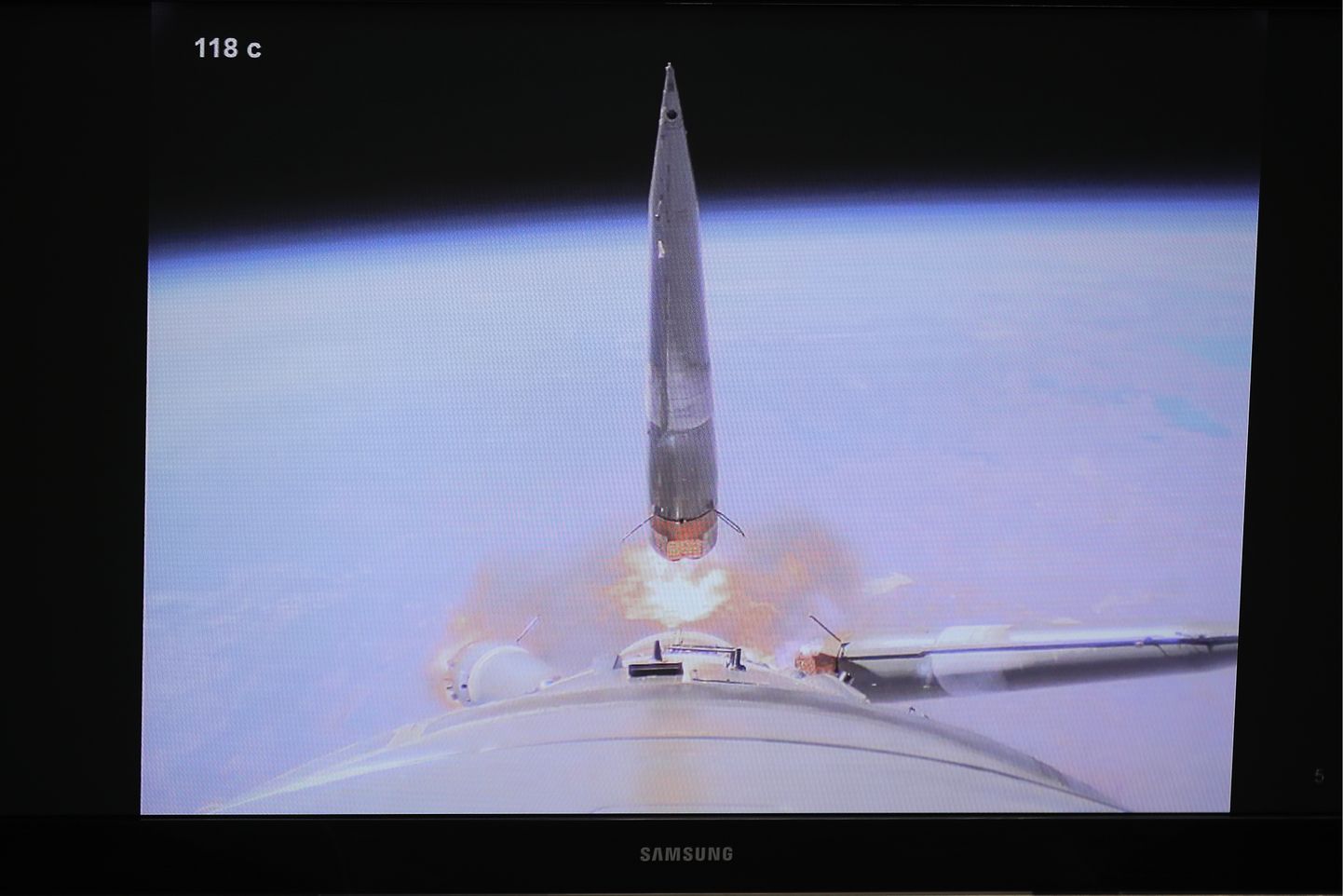Raķetes "Sojuz" avārijas mirklis