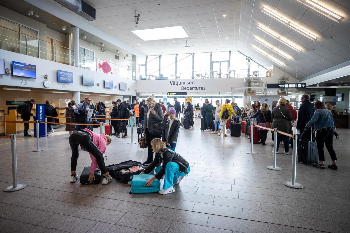 Tallinna lennujaama külastab peale koroonapandeemiat aina rohkem rahvast.