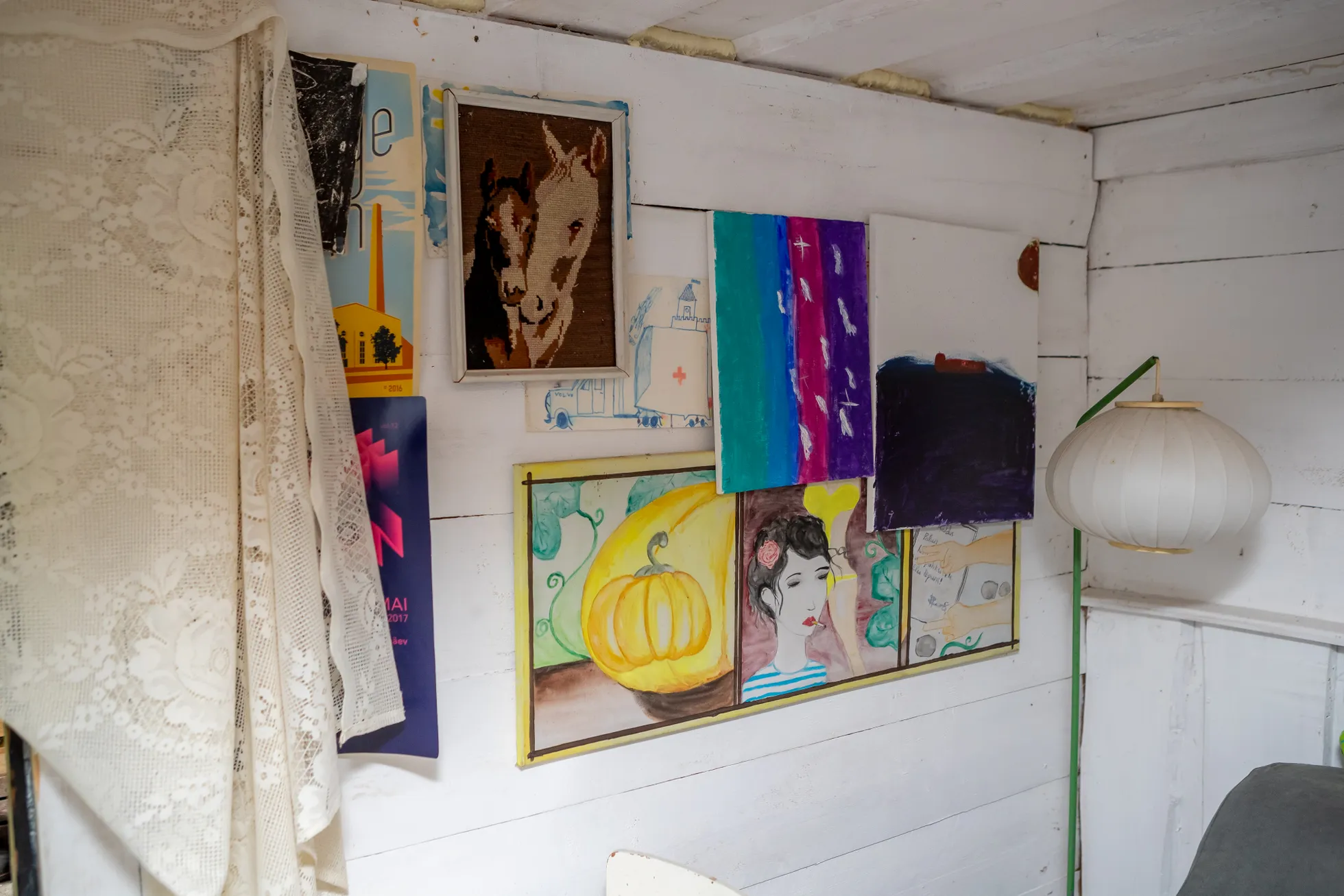 MAAL “KÕRVITS”. “Minu poja Roberti tehtud, ma ei teagi, mis eluperioodil ta selle maalis.” Paraku jääb selgusetuks, kas sellest kunstiteosest on Roberti kunstnikuteekond alanud või selleni jõudnud? “Vist ikka sinna jäänud,” arvab isa.