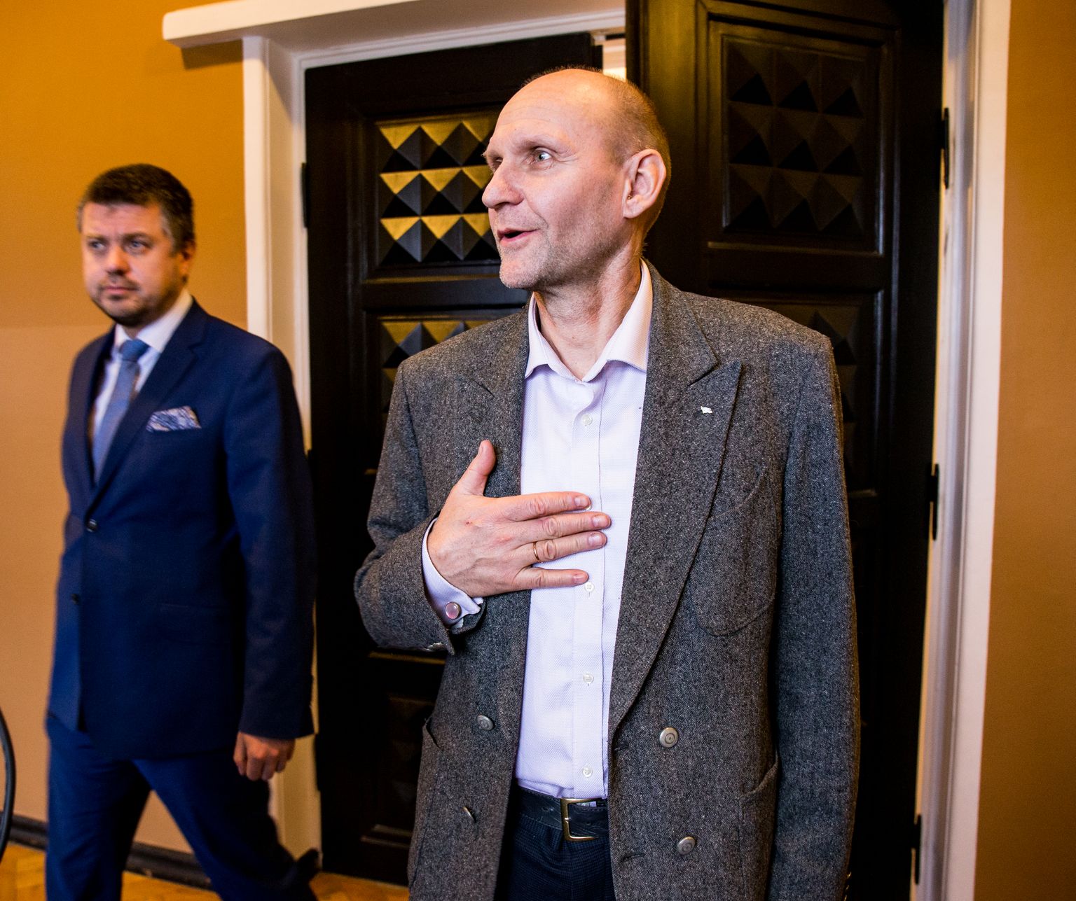 Justiitsminister Urmas Reinsalu ja Isamaa esimees Helir-Valdor Seeder.